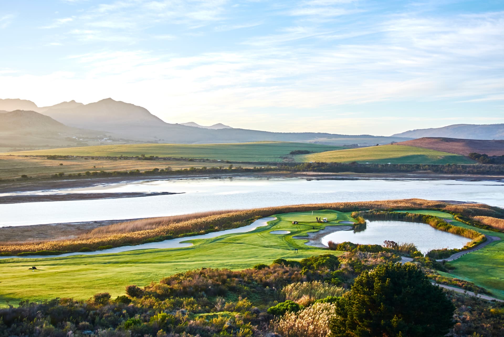 South Africa — Golf beside the water in South Africa